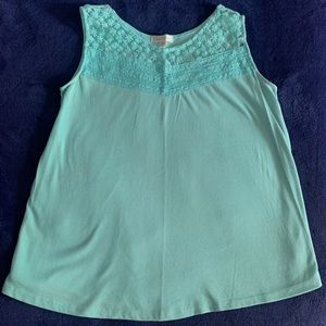 Mint green tank top